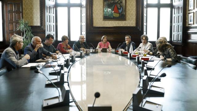 Reunión de la Mesa del Parlament este miércoles.