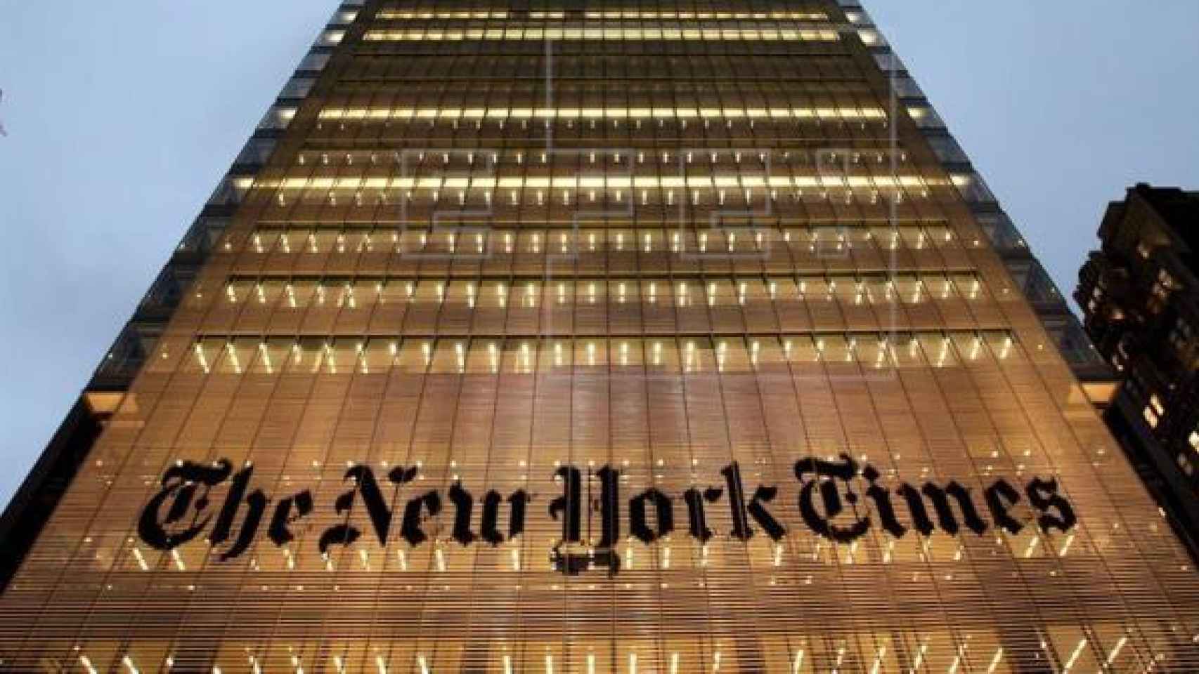 Sede de The New York Times en una imagen de archivo