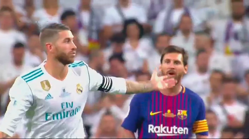Sergio Ramos vacila a un impotente Messi