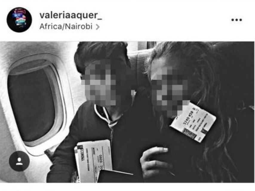 Valeria Quer viajó con su novio a Kenia las pasadas navidades y se saltó algunos días de clase en el instituto.