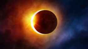 Así se verá el eclipse solar este lunes.