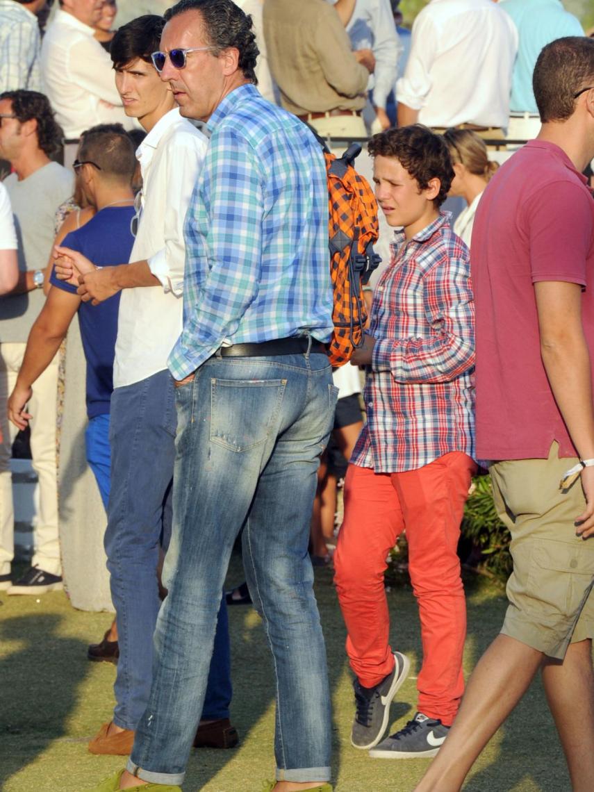 Jaime de Marichalar y Froilán durante un torneo de Polo en Sotogrande, en 2014.