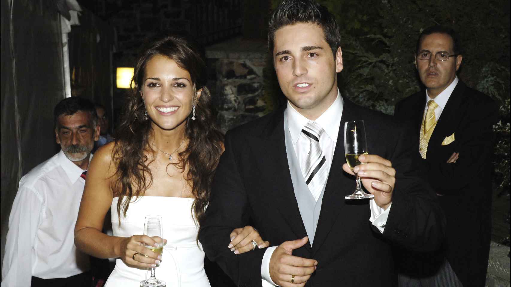 Paula y David, el día de su boda en 2006.