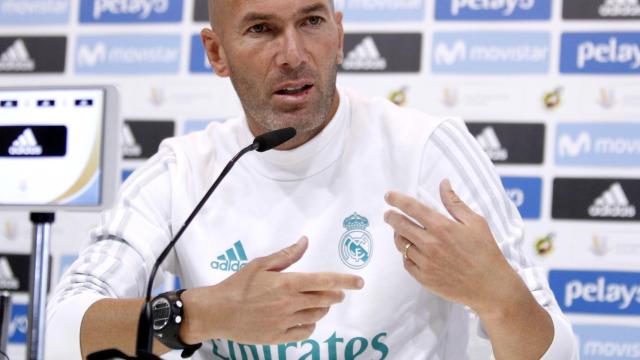 Zidane, en rueda de prensa.