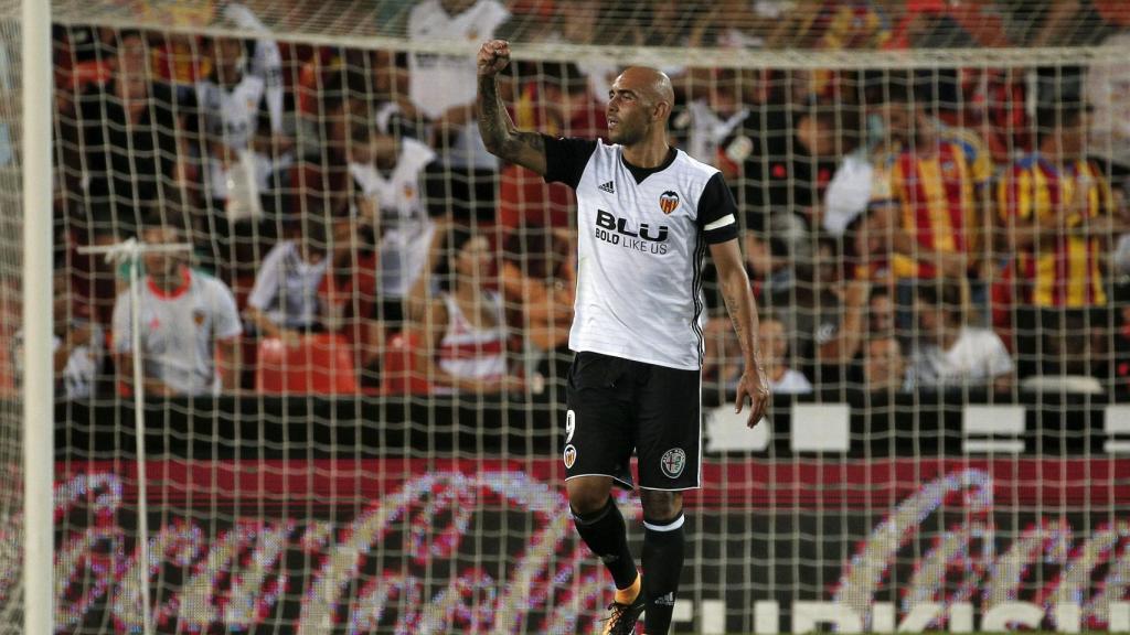 Simone Zaza, tras marcar a Las Palmas.