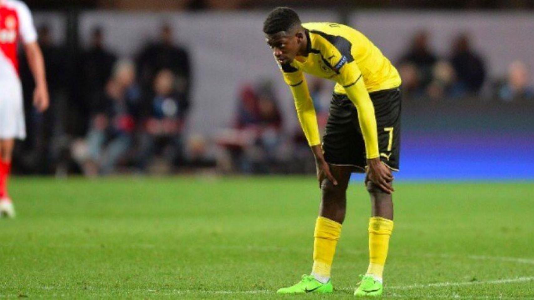 Dembélé se lamenta. Foto bvb.de