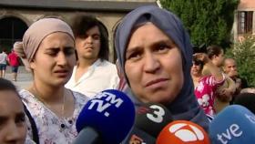 La madre de Younes Abouyaaqoub durante su comparecencia. Imagen de Antena 3.