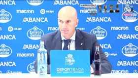 Zidane en rueda de prensa tras ganar al Deportivo