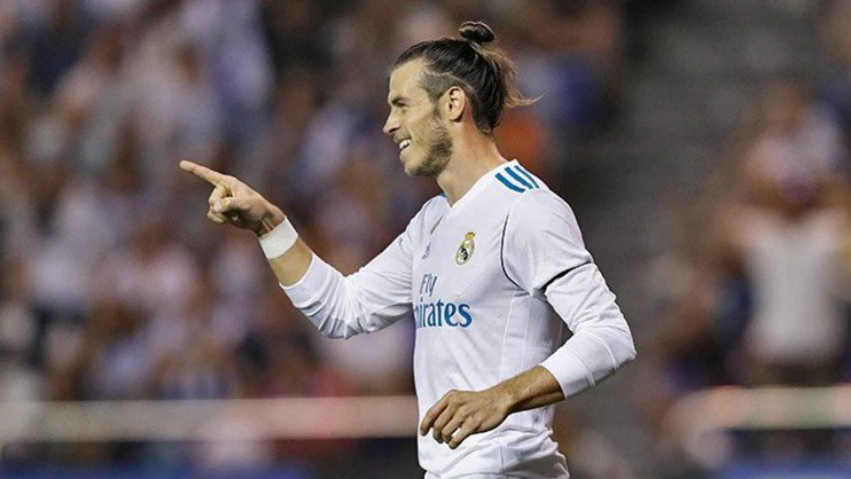 Bale, tras marcar su gol en Riazor