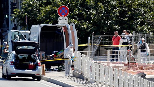 La policía investiga los atropellos en Marsella.