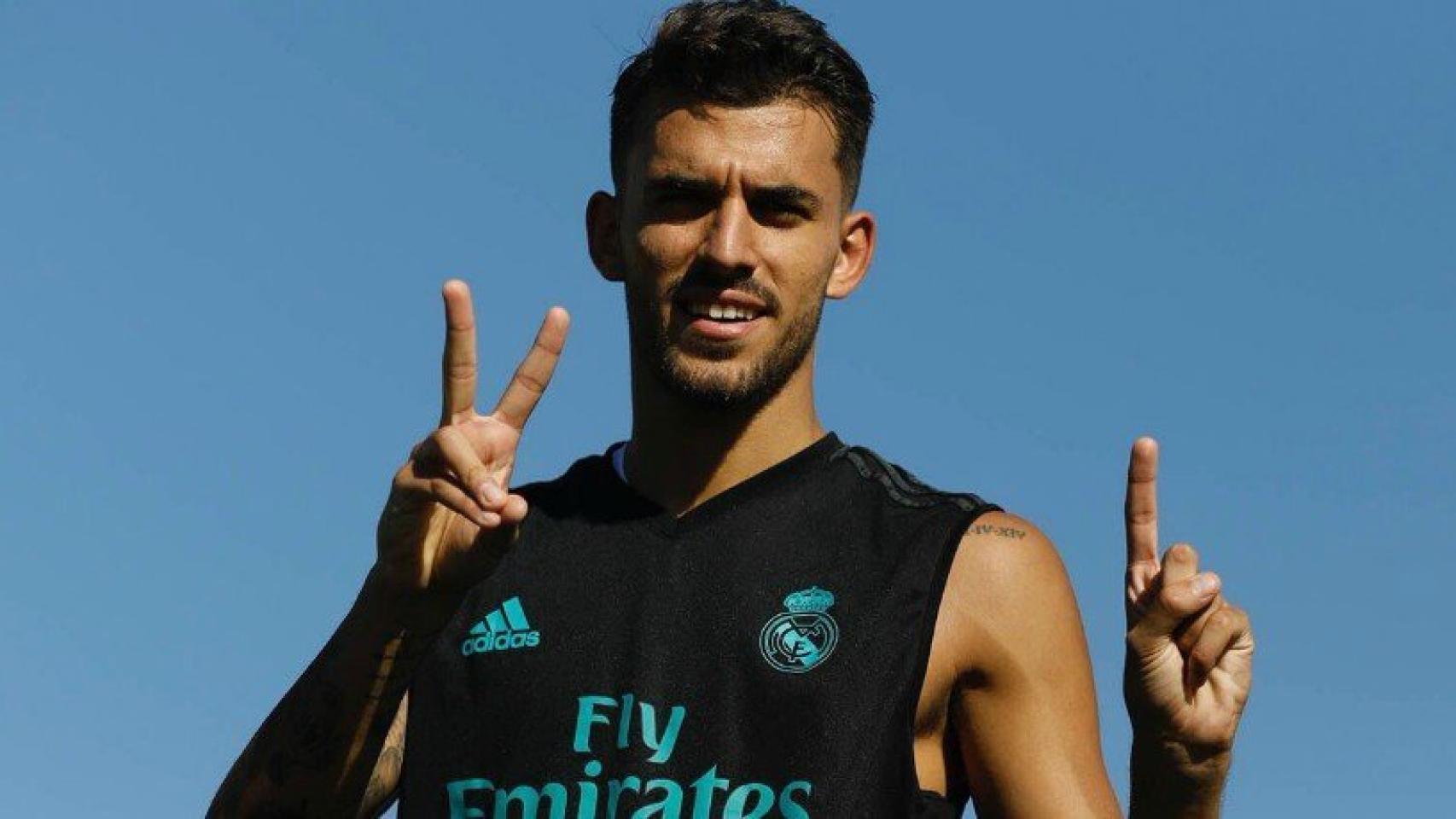 Ceballos, el reclamo del Bernabéu. Foto Twitter (@DaniCeballos46)