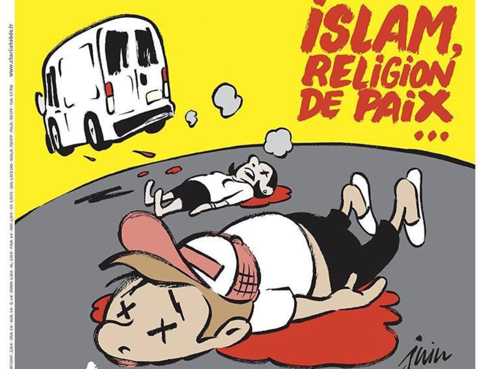 La portada del semanario francés dice Islam, religión de paz... eterna.