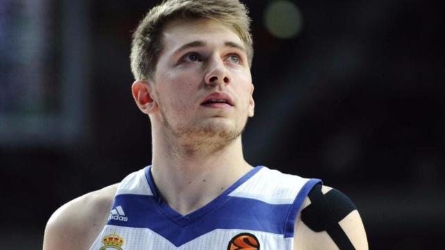 Luka Doncic, durante un partido con el Real Madrid