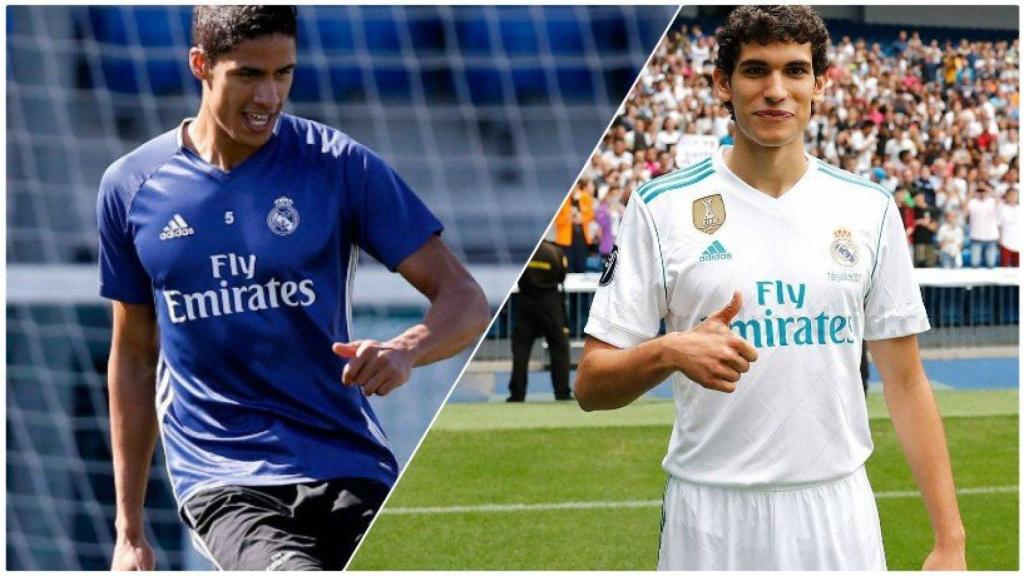 Varane y Vallejo, los centrales del futuro del Madrid