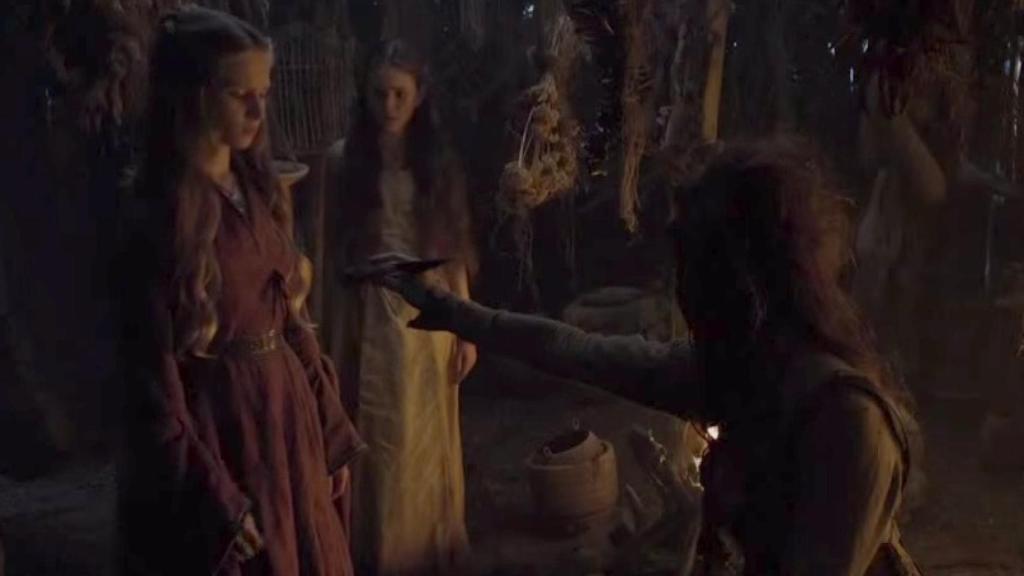 Cersei de niña enfrentándose a su futuro.