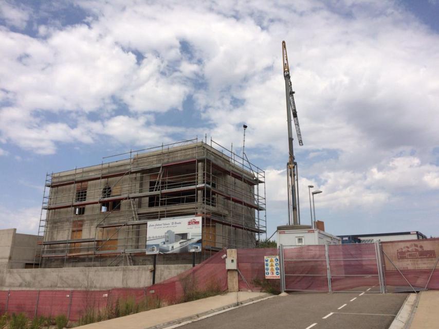 La nueva mezquita de Corella está en proceso de construcción.