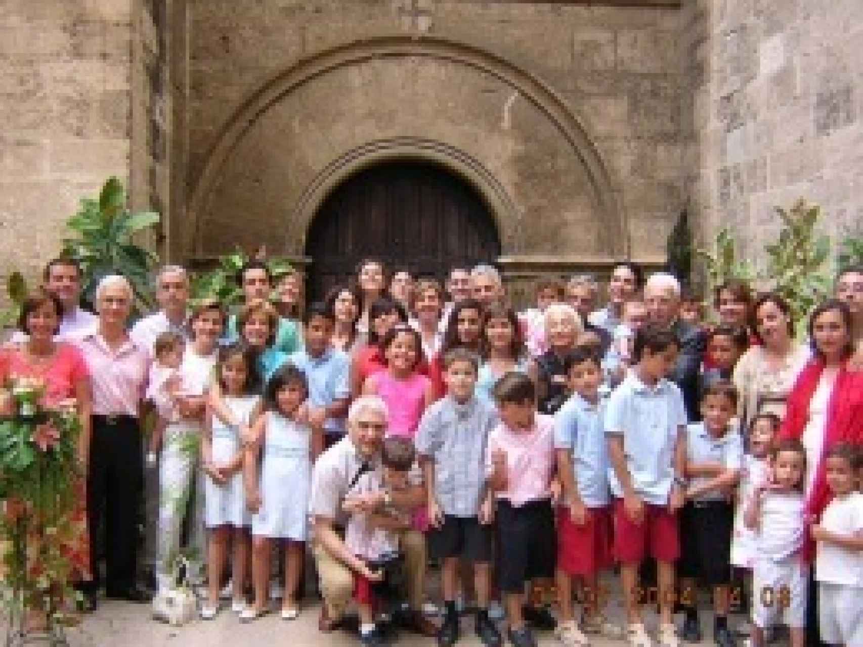 Una imagen de la familia De la Rubia Comos.