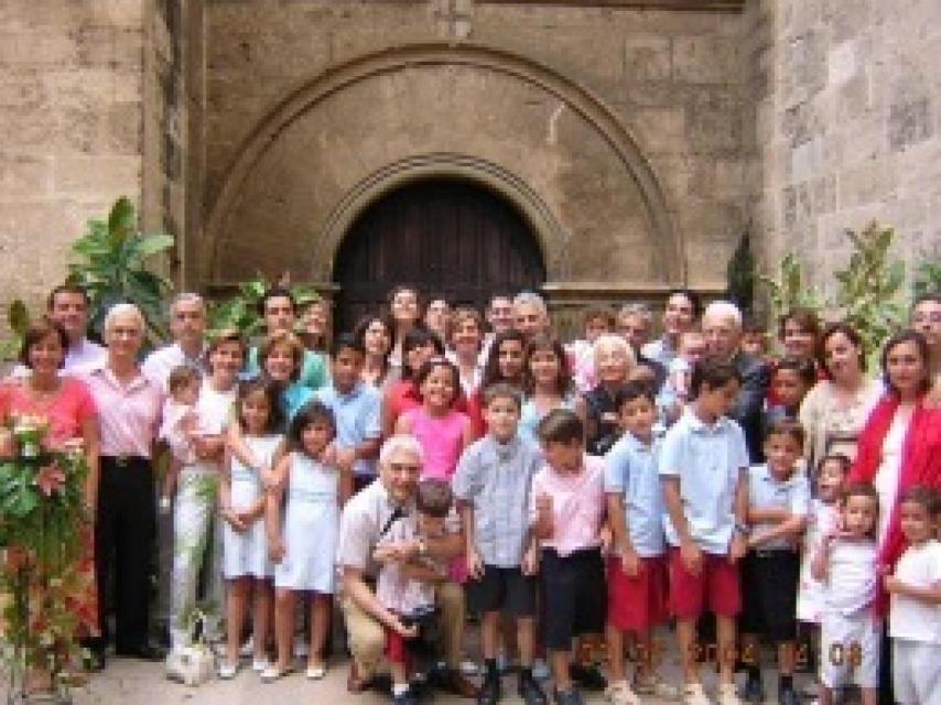 Una imagen de la familia De la Rubia Comos.