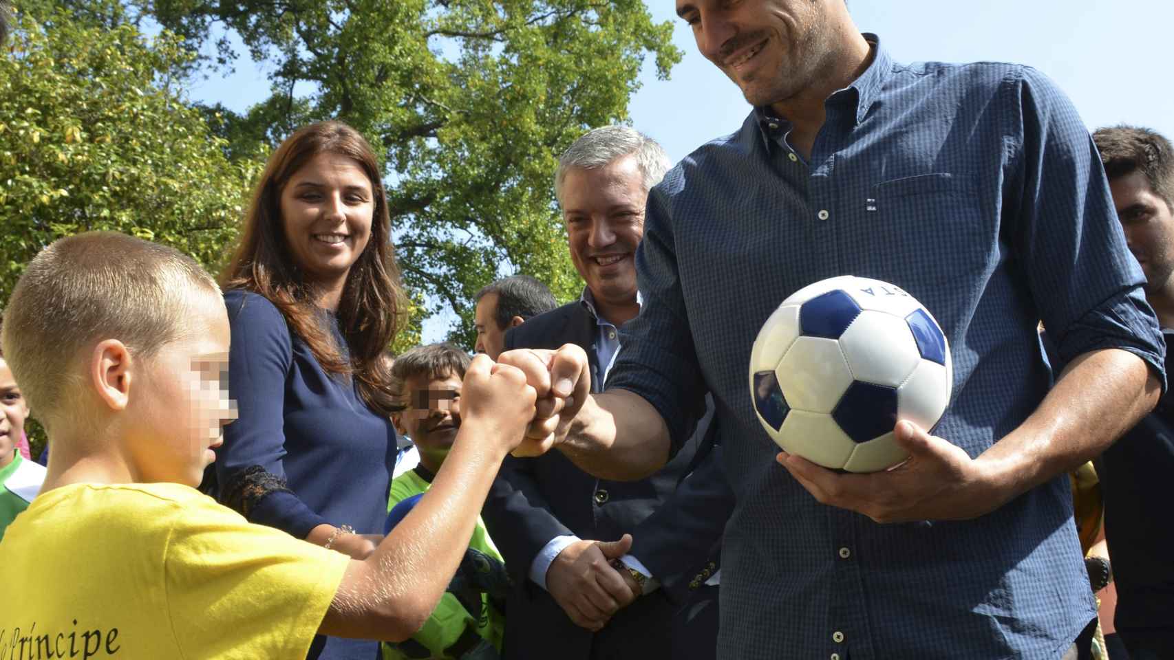 Casillas, en un acto benéfico en Portugal.