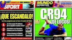 Las portadas de la prensa catalana sobre el fichaje de Cristiano