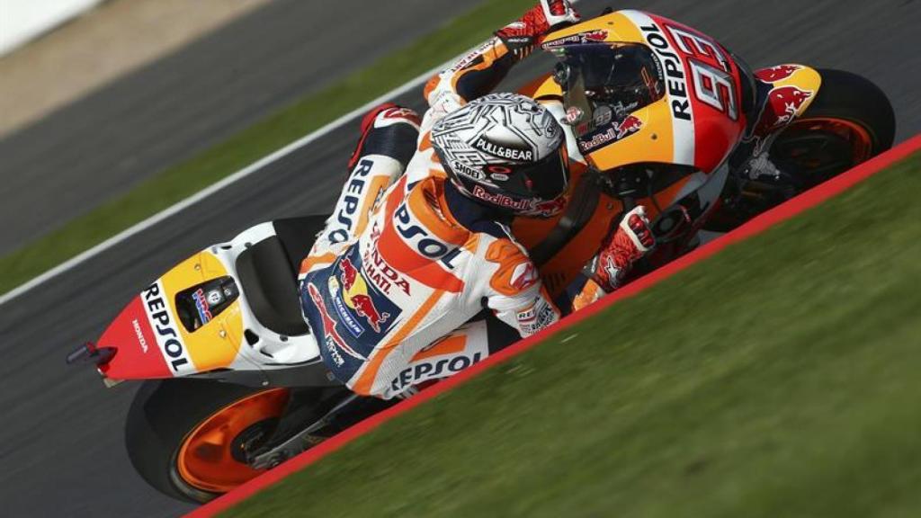 Marc Márquez rueda con la Repsol Honda.