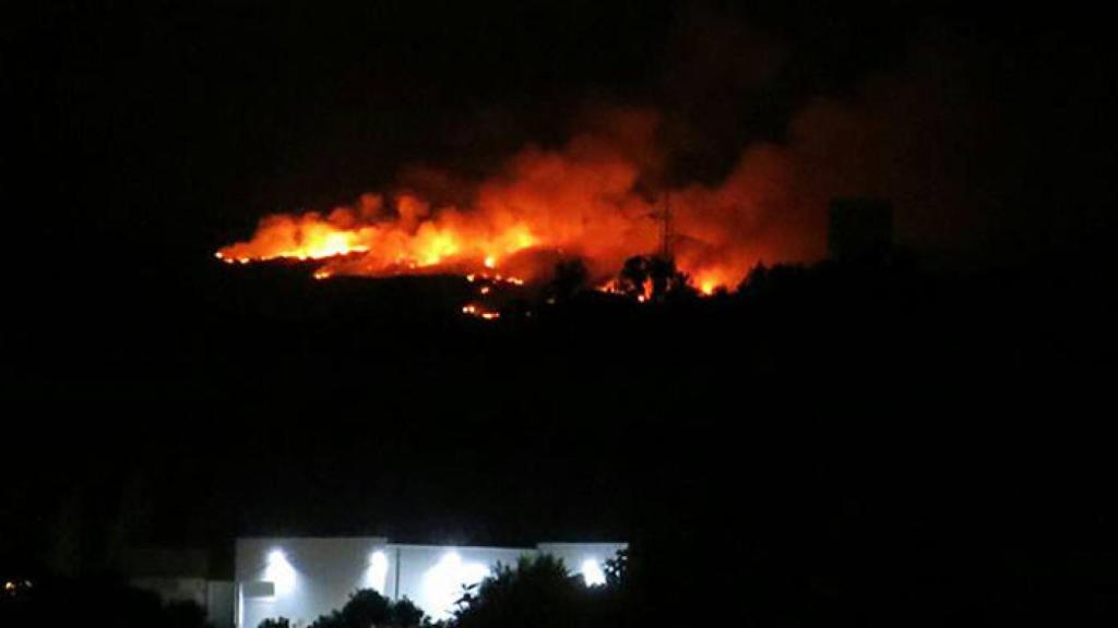 Un incendio en la provincia de Zamora