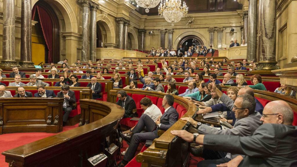 Sesión del Parlament de Cataluña.