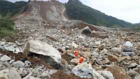 Deslizamiento de tierra en China.