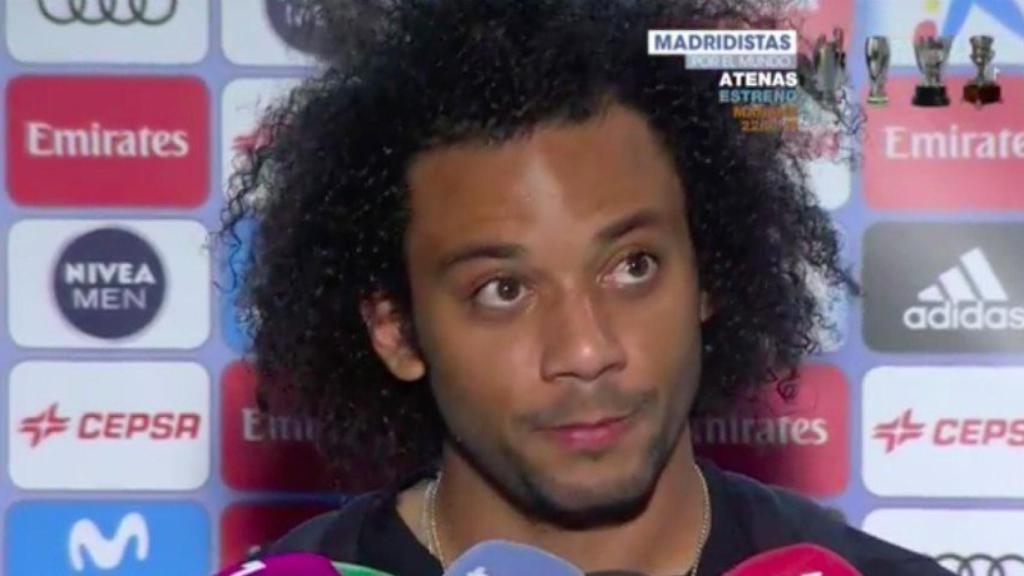 Marcelo en zona mixta