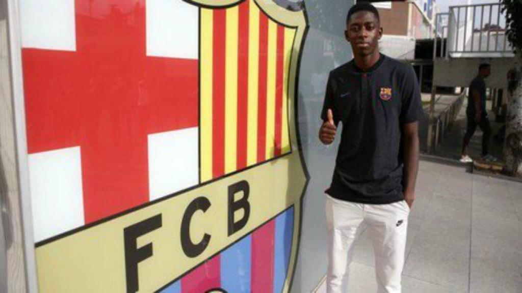 Dembélé, nuevo jugador del Barça. Foto: fcbarcelona.es