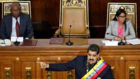 Nicolás Maduro durante una sesión de la Asamblea Nacional Constituyente.