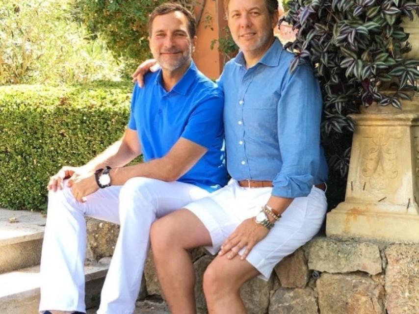 James Costos y Michael Smith esta semana en Mallorca.