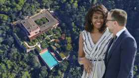 Vista aérea de Ses Planes, la lujosa finca donde se aloja Michelle Obama.
