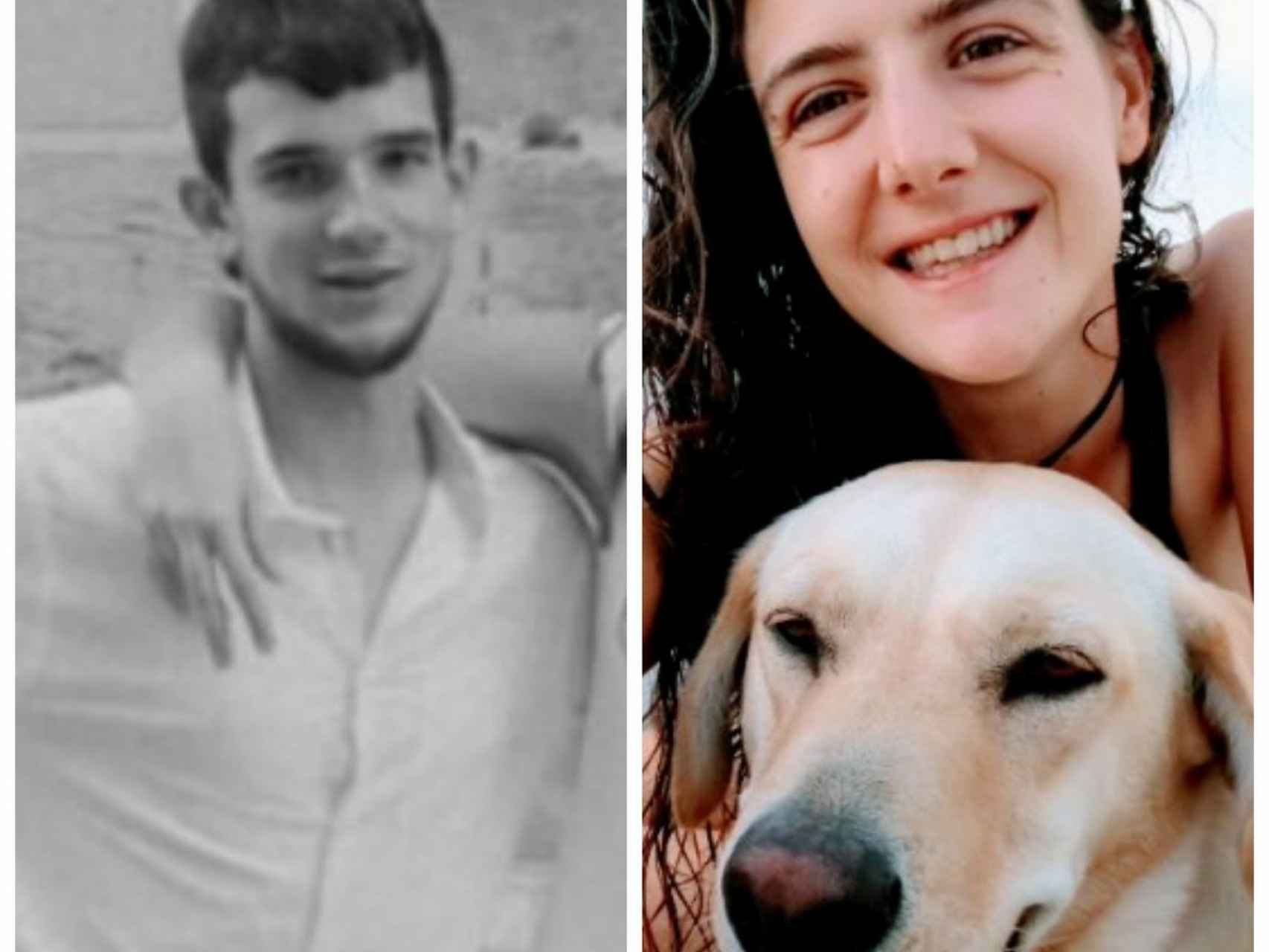 Marc Hernández y Paula Mas, en las fotografías difundidas por su familia.