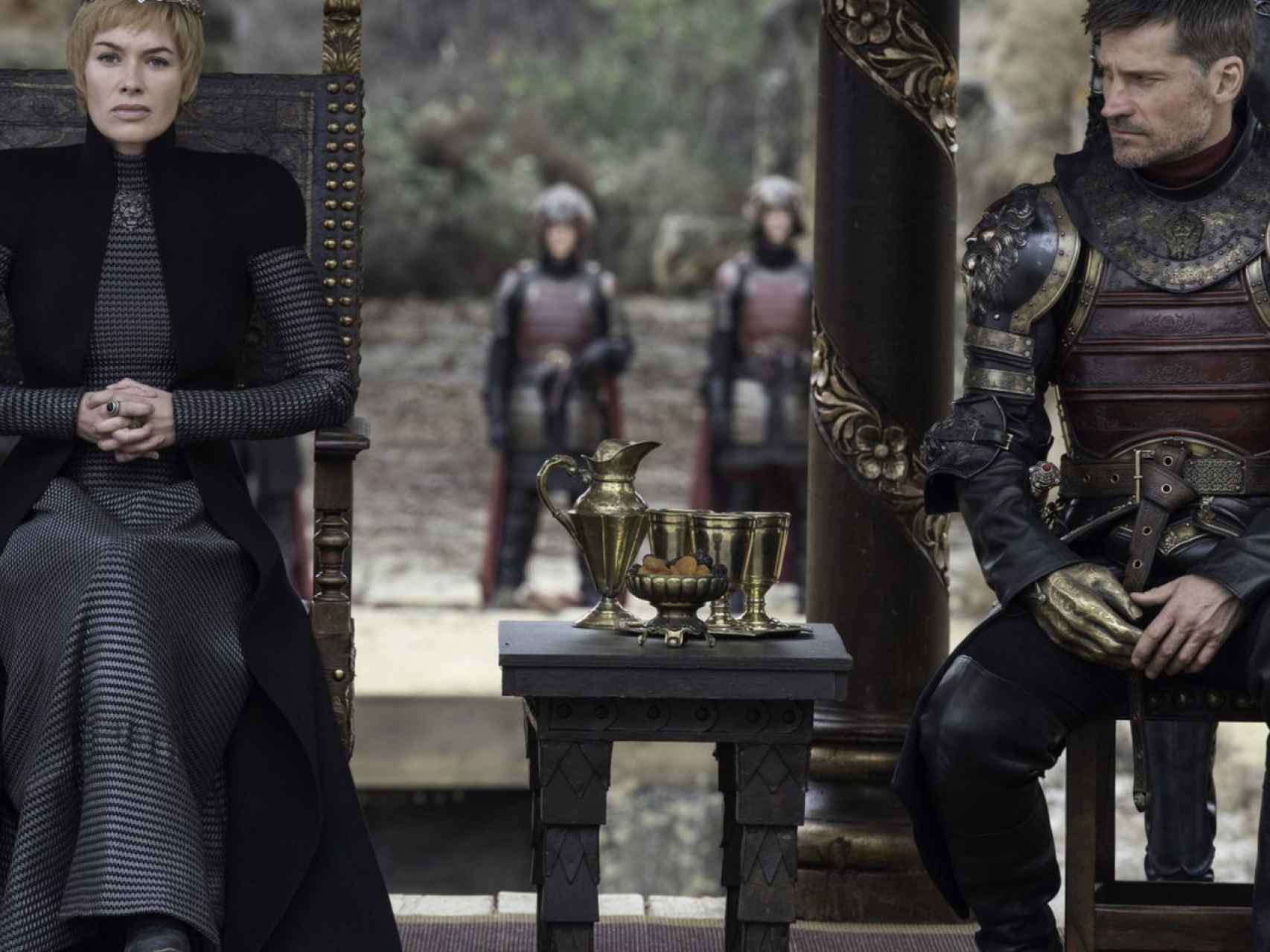 Los hermanos Lannister en el último capítulo de la séptima temporada.