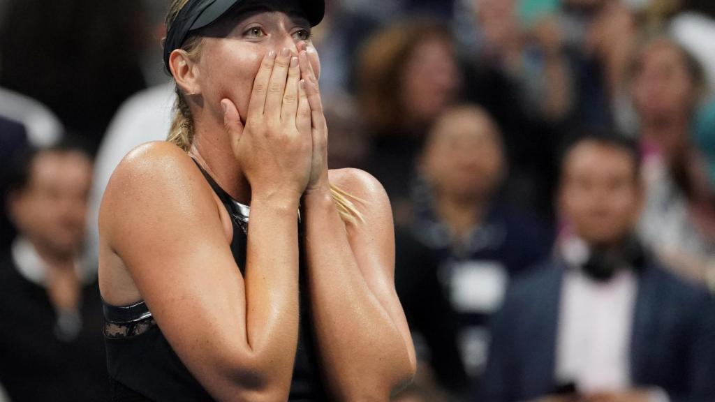 Sharapova, tras ganar a Halep en el US Open