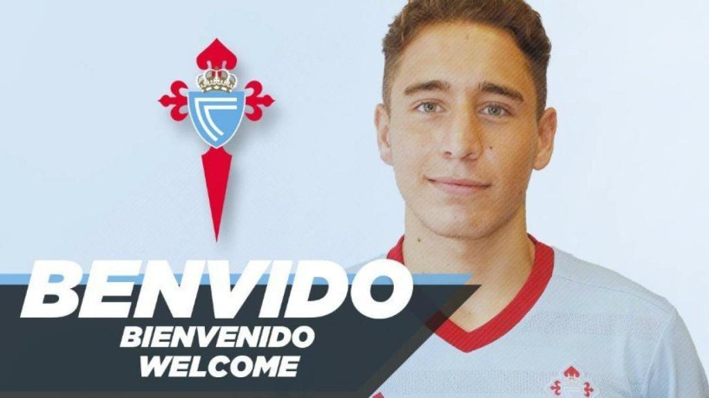 Emre Mor ficha por el Celta. Foto Twitter (@RCCelta)