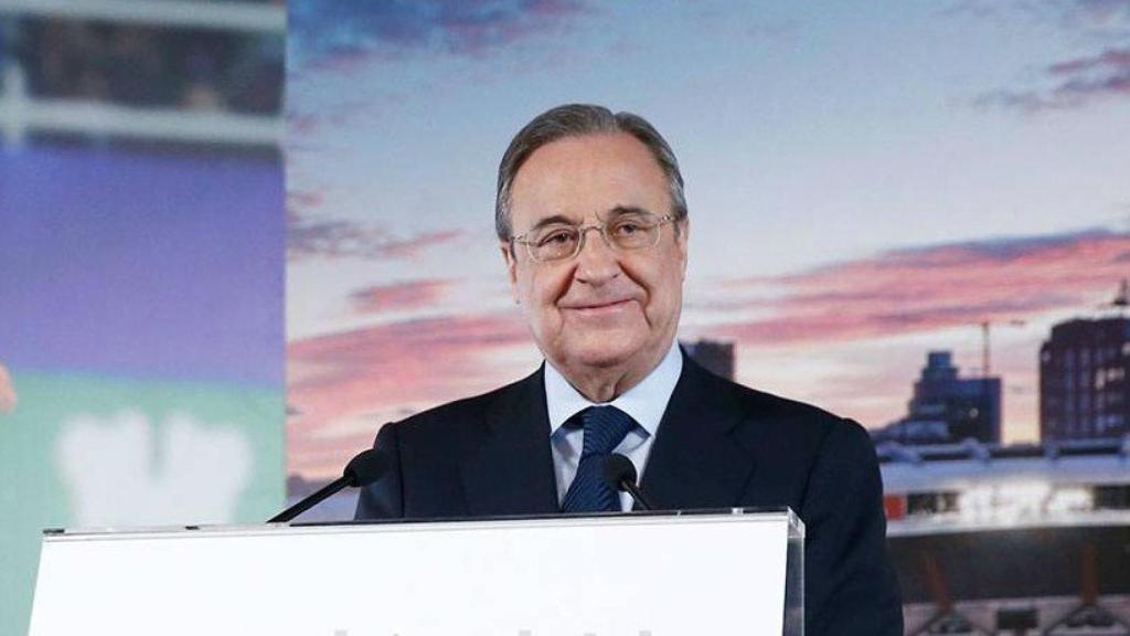 Florentino Pérez, en la presentación de Vallejo