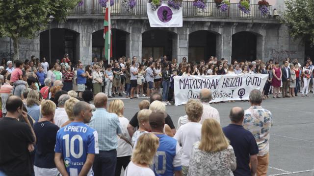 Concentración contra la violencia machista el pasado 25 de agosto.