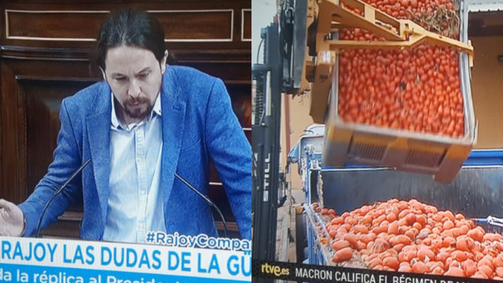 TVE corta a Iglesias y a Rivera para conectar con la Tomatina