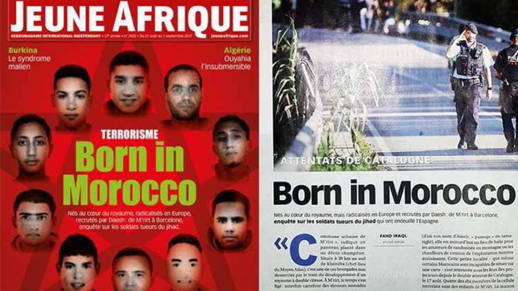 Imagen del semanario Jeune Afrique