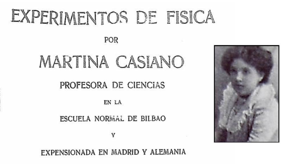 La obra de Martina Casiano y Mayor.