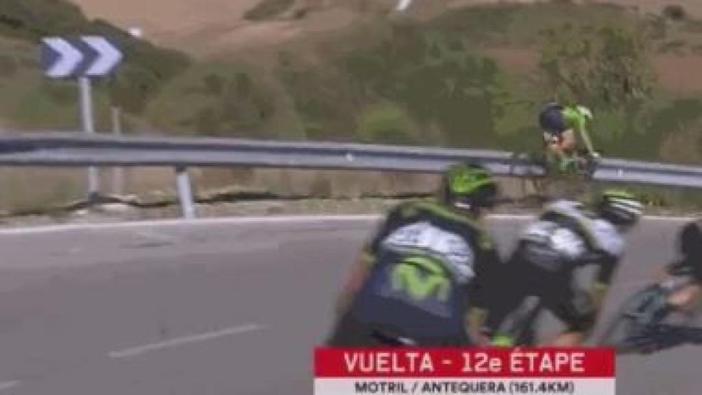 La brutal caída de Brendan Canty en la Vuelta