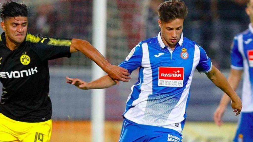 Javi Puado durante la pretemporada con el Espanyol. Foto Instagram (@javipuado)