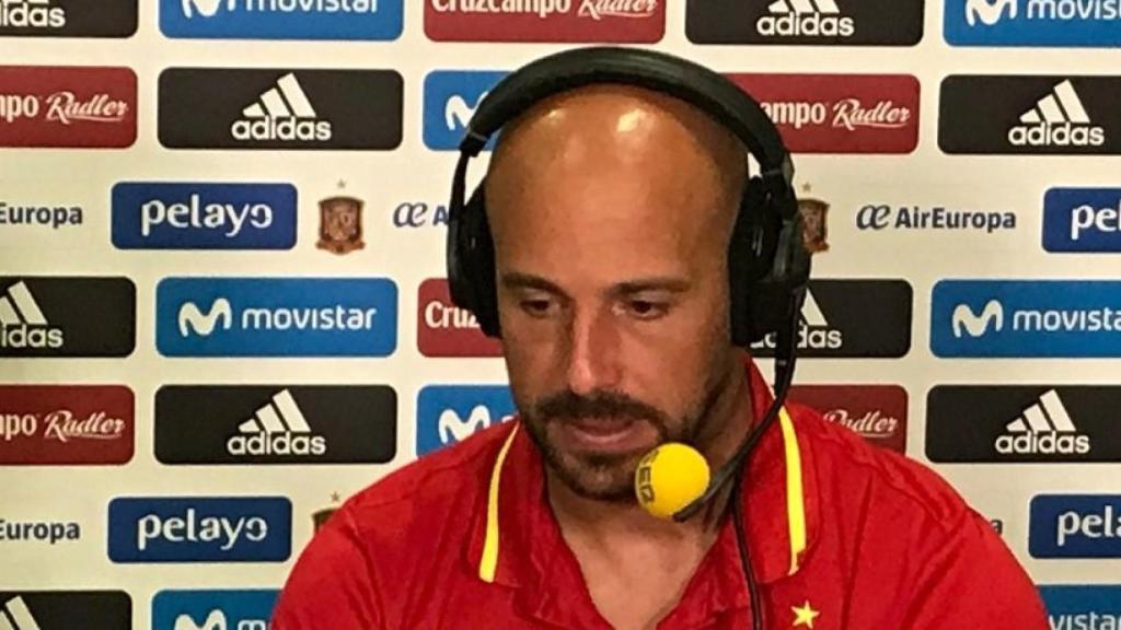 Reina durante la entrevista. Foto.Twitter (@ellarguero)