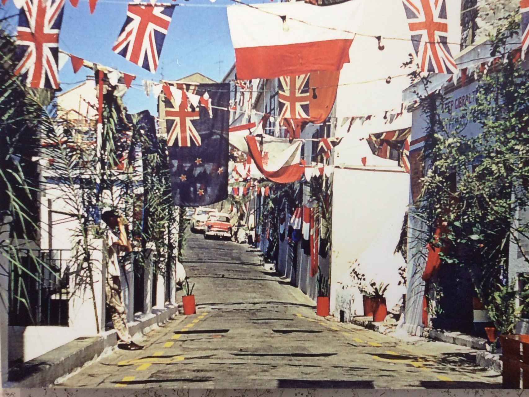 Las calles de Gibraltar en el día del referéndum.