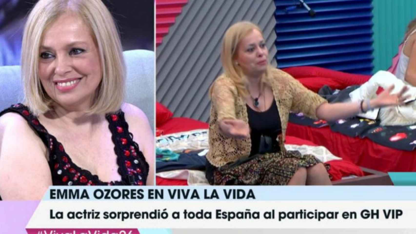 Emma Ozores:  'GH VIP’ me ha aportado mucha riqueza interior