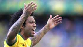 Marcelo en un partido con la selección brasileña. Foto: cbf.com.br