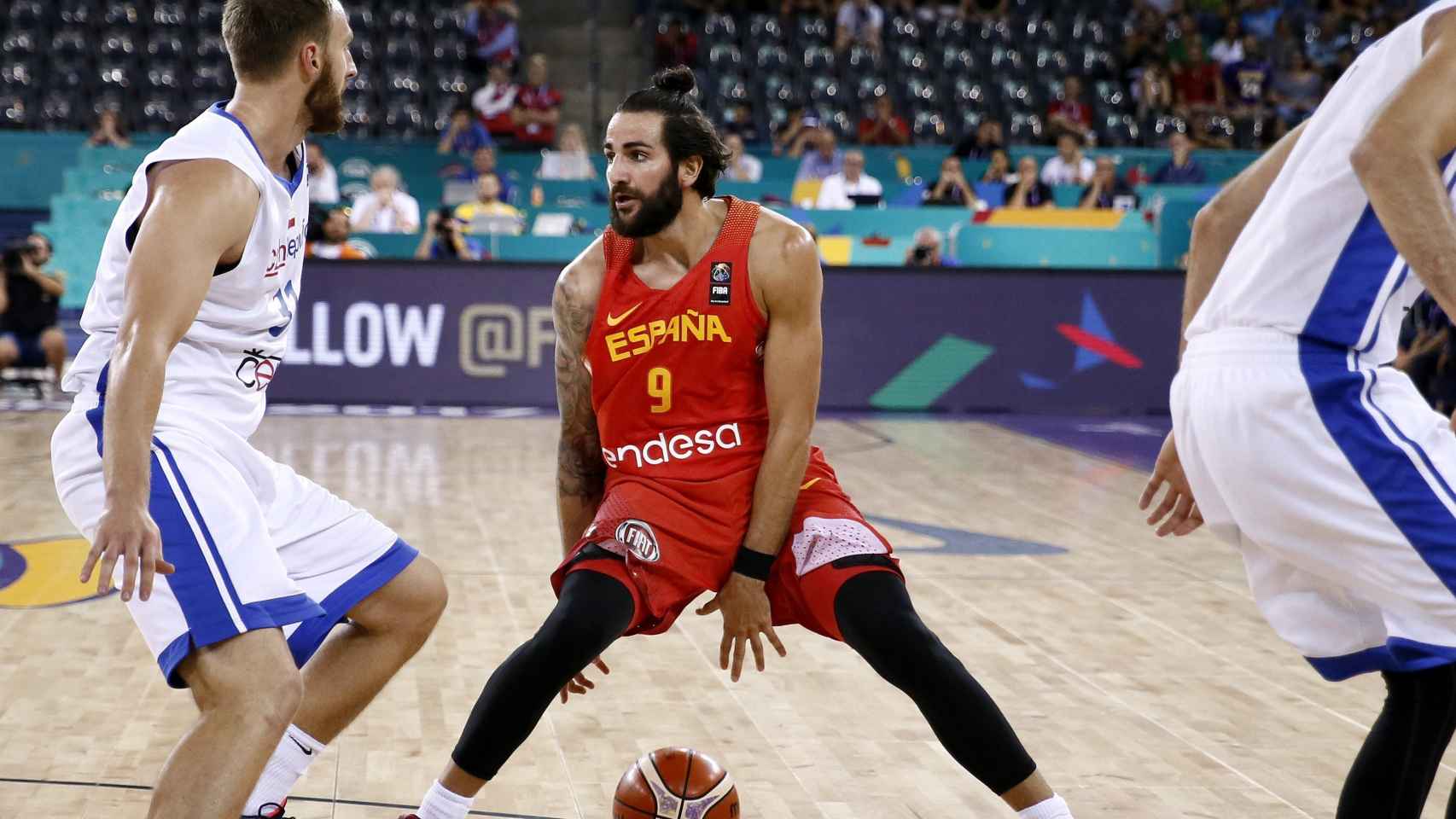 Ricky Rubio en el último Eurobasket.