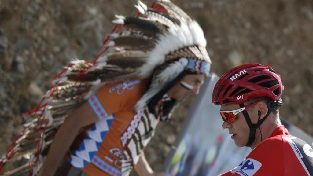 Froome, en la subida a Sierra Nevada.